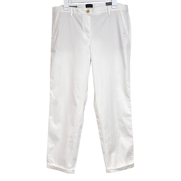 Talbots Pants - Talbots Soft White Relaxed Chino Ankle Pants NWT Women's Size 10